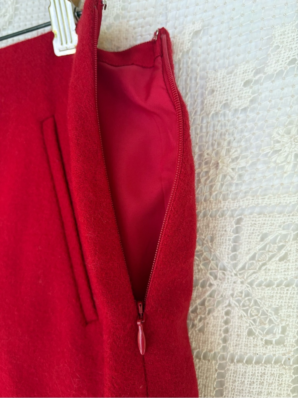 Talbots Red Skirt size 10 - Picture 5 of 7
